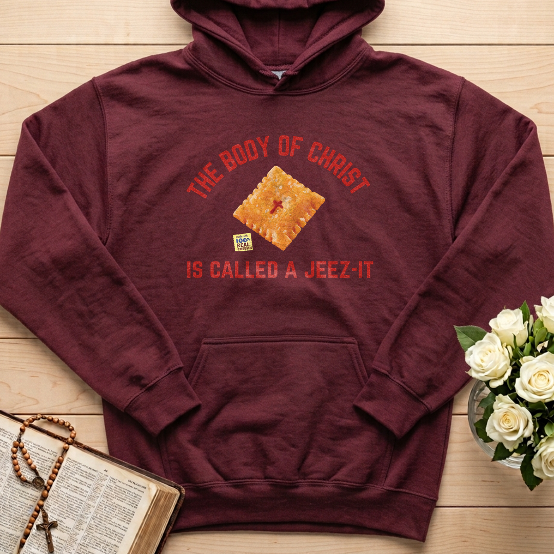 The Body Of Christ Made With 100% Real Cheesus Is Called A Jeez-it 01