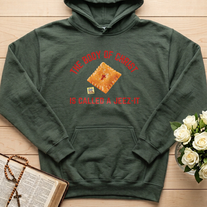 The Body Of Christ Made With 100% Real Cheesus Is Called A Jeez-it 01