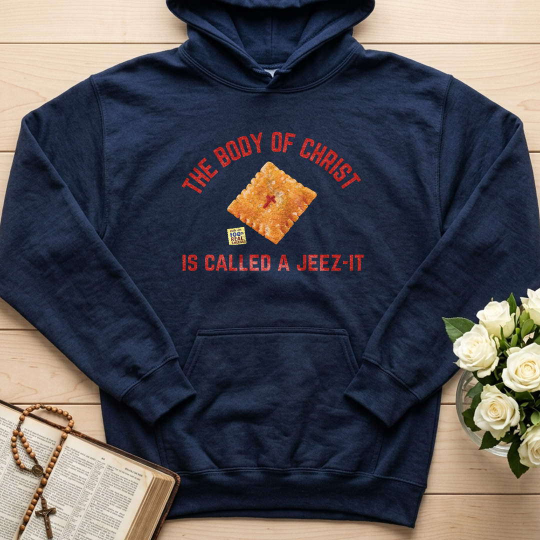The Body Of Christ Made With 100% Real Cheesus Is Called A Jeez-it 01