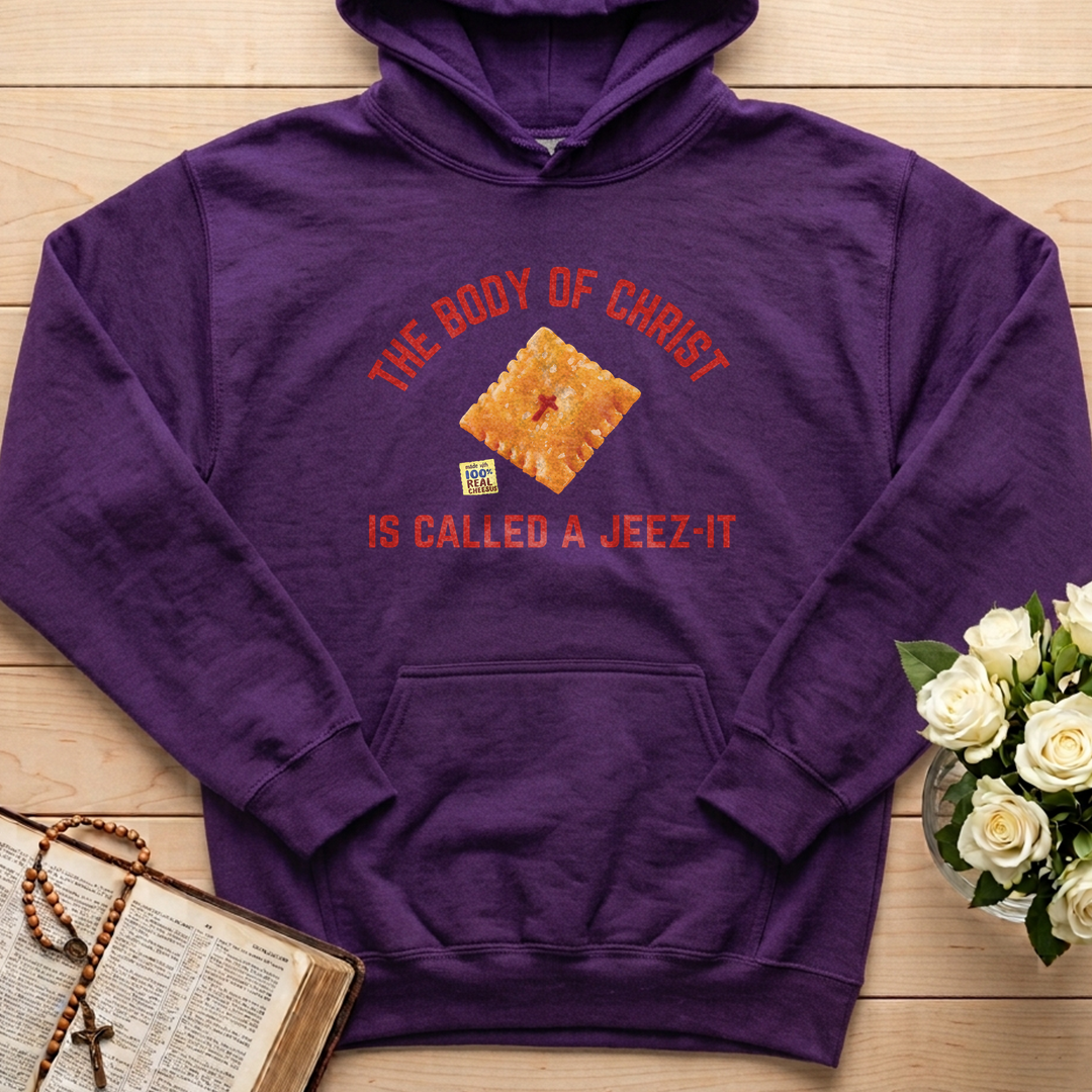 The Body Of Christ Made With 100% Real Cheesus Is Called A Jeez-it 01