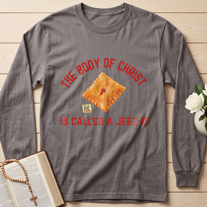 The Body Of Christ Made With 100% Real Cheesus Is Called A Jeez-it 01