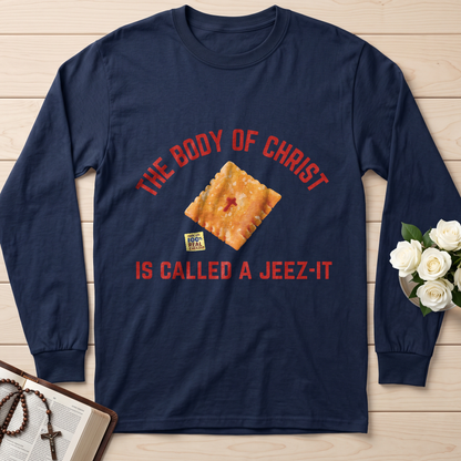 The Body Of Christ Made With 100% Real Cheesus Is Called A Jeez-it 01