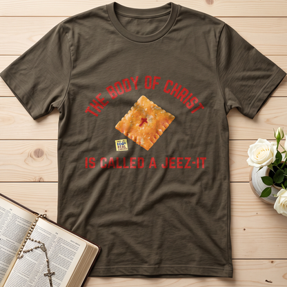 The Body Of Christ Made With 100% Real Cheesus Is Called A Jeez-it 01