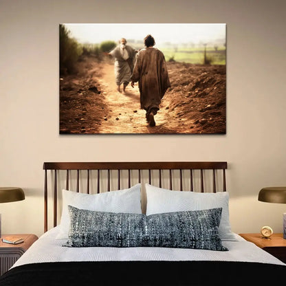 The Father Runs Towards His Son, The Prodigal Son, Wall Art Canvas