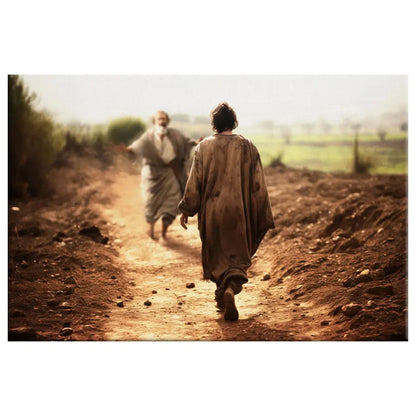 The Father Runs Towards His Son, The Prodigal Son, Wall Art Canvas