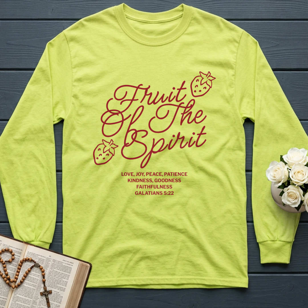 The Fruit Of The Spirit Is Love Joy Peace Patience Kindness Goodness Faithfulness Galatians 5.22 01