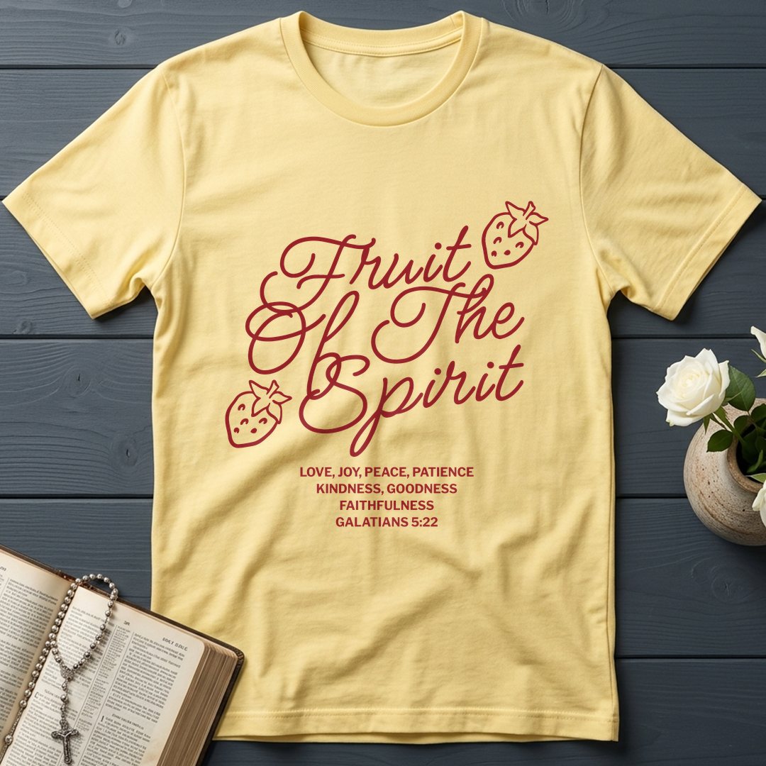 The Fruit Of The Spirit Is Love Joy Peace Patience Kindness Goodness Faithfulness Galatians 5.22 01