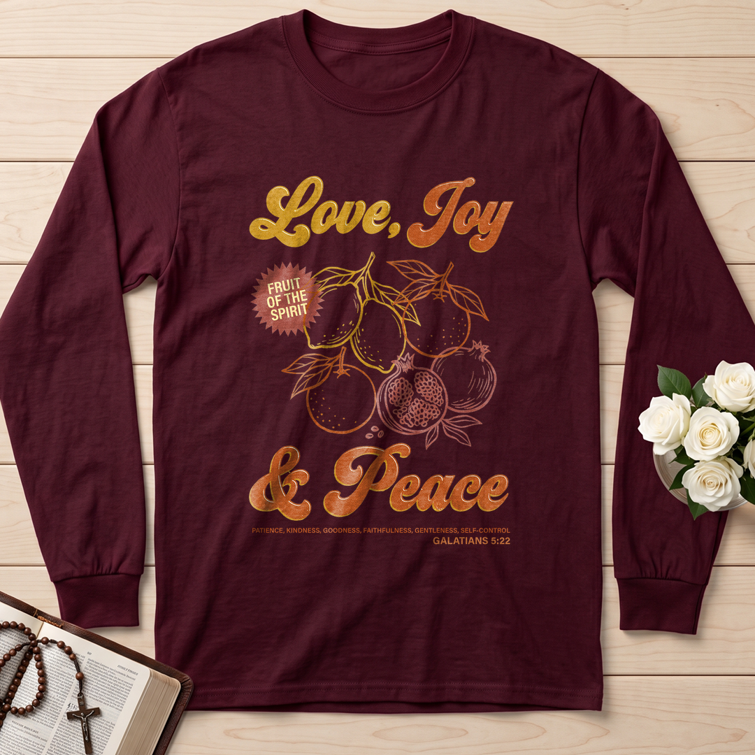 The Fruit Of The Spirit Is Love Joy Peace Patience Kindness Goodness Faithfulness Gentleness Self-control Galatians 5.22 01