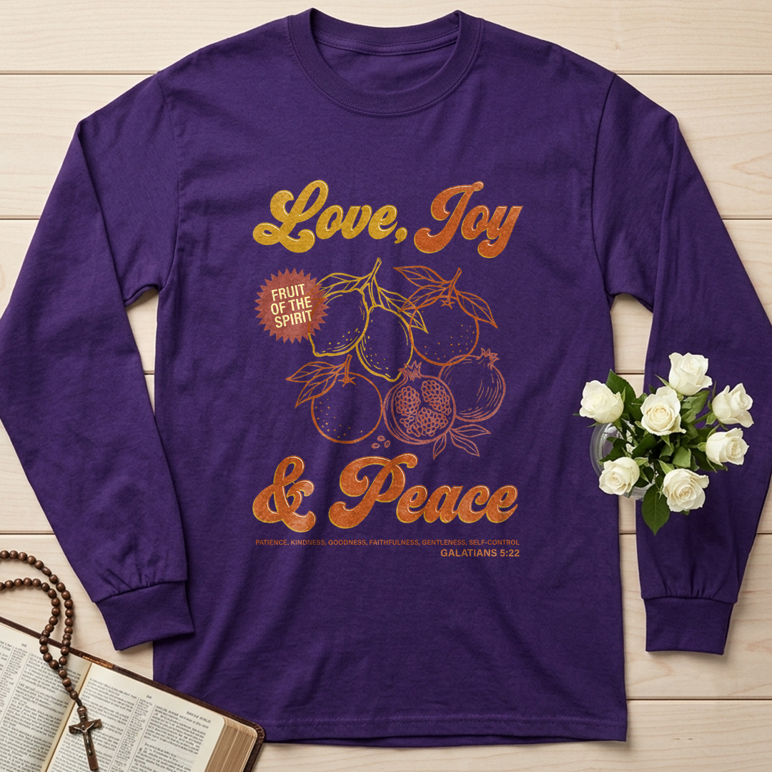 The Fruit Of The Spirit Is Love Joy Peace Patience Kindness Goodness Faithfulness Gentleness Self-control Galatians 5.22 01