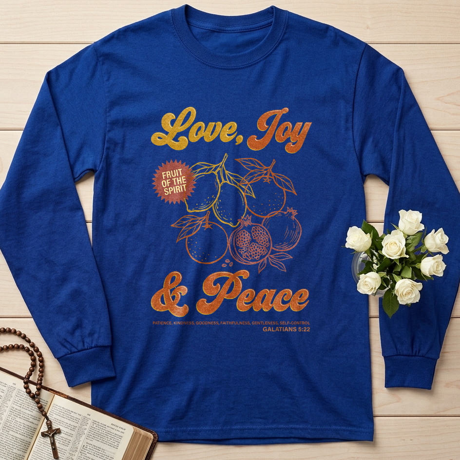 The Fruit Of The Spirit Is Love Joy Peace Patience Kindness Goodness Faithfulness Gentleness Self-control Galatians 5.22 01