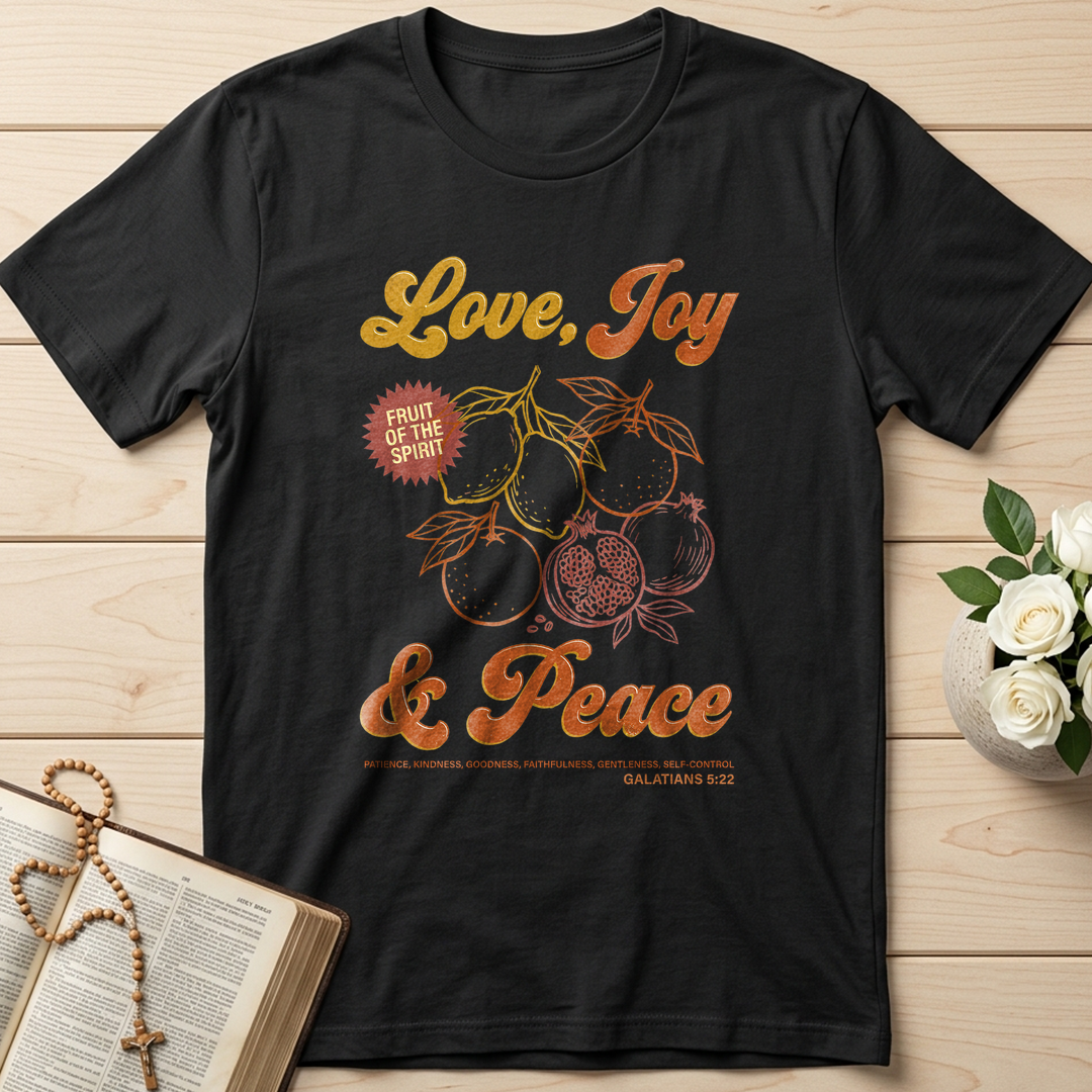 The Fruit Of The Spirit Is Love Joy Peace Patience Kindness Goodness Faithfulness Gentleness Self-control Galatians 5.22 01