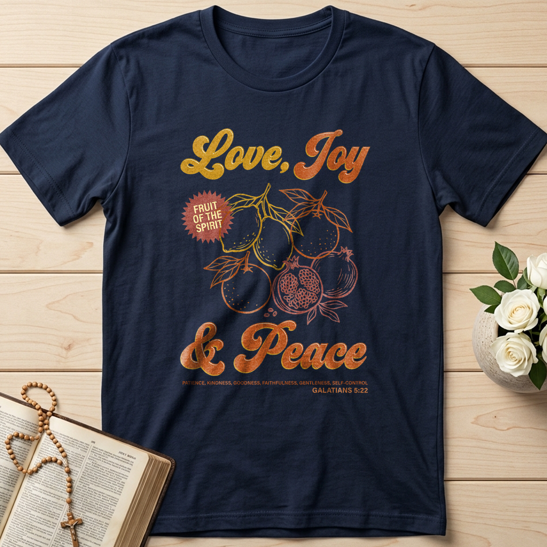The Fruit Of The Spirit Is Love Joy Peace Patience Kindness Goodness Faithfulness Gentleness Self-control Galatians 5.22 01