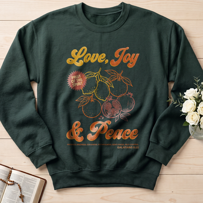 The Fruit Of The Spirit Is Love Joy Peace Patience Kindness Goodness Faithfulness Gentleness Self-control Galatians 5.22 01
