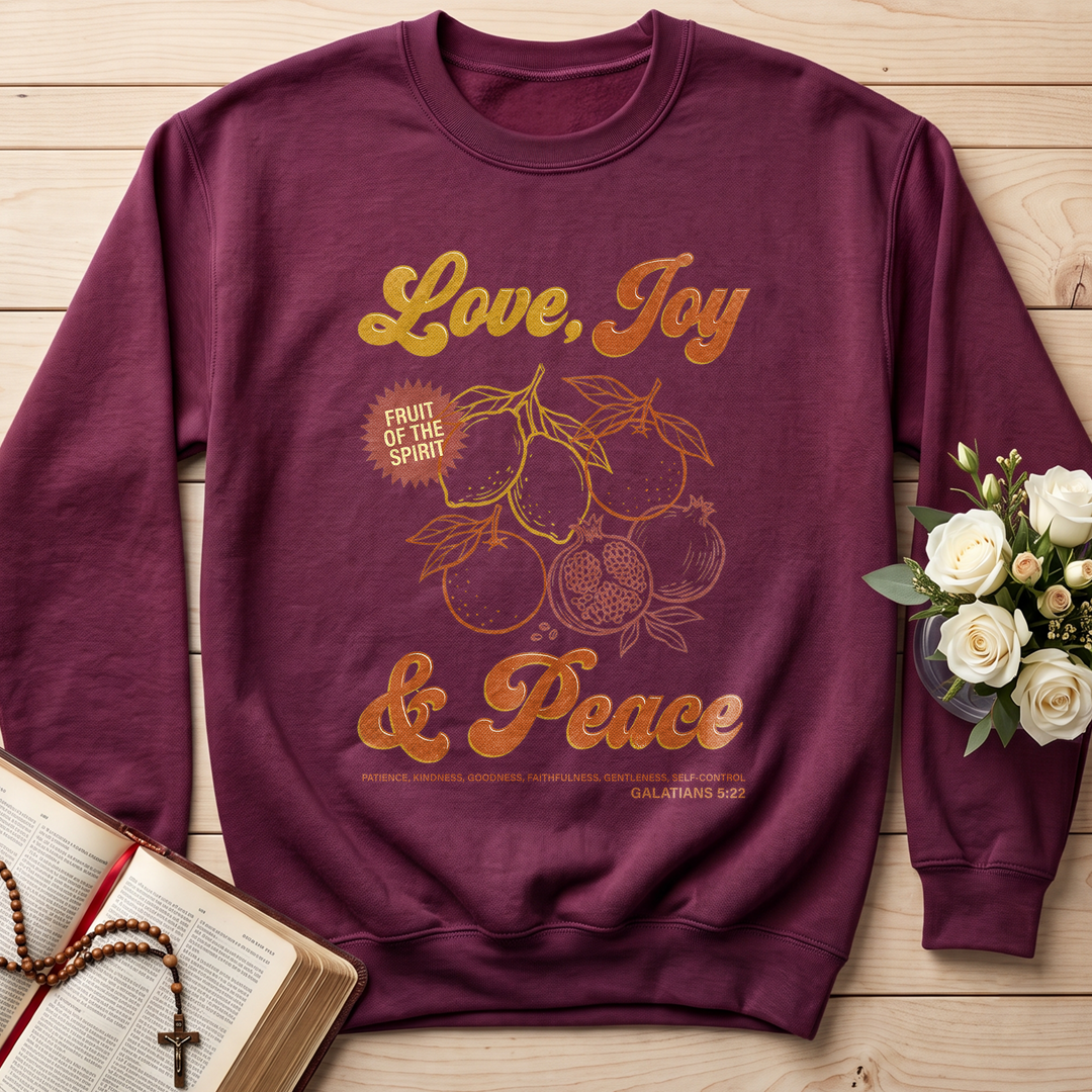 The Fruit Of The Spirit Is Love Joy Peace Patience Kindness Goodness Faithfulness Gentleness Self-control Galatians 5.22 01