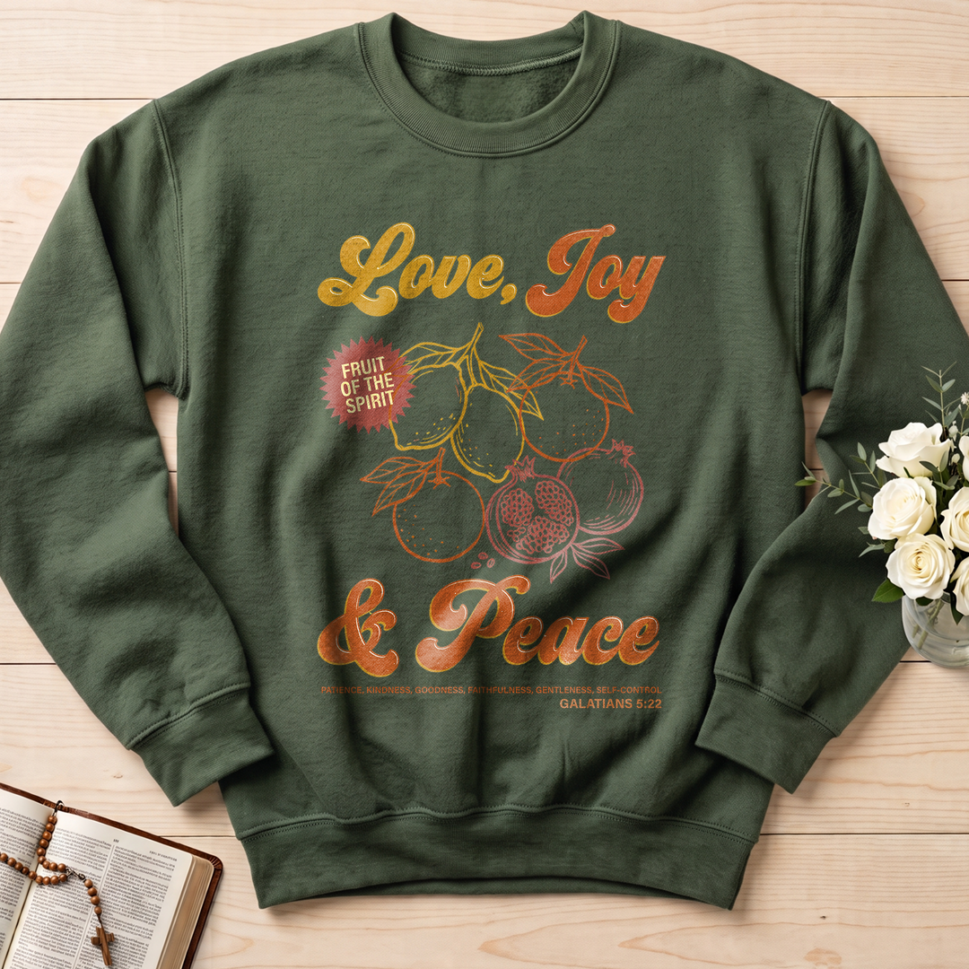 The Fruit Of The Spirit Is Love Joy Peace Patience Kindness Goodness Faithfulness Gentleness Self-control Galatians 5.22 01