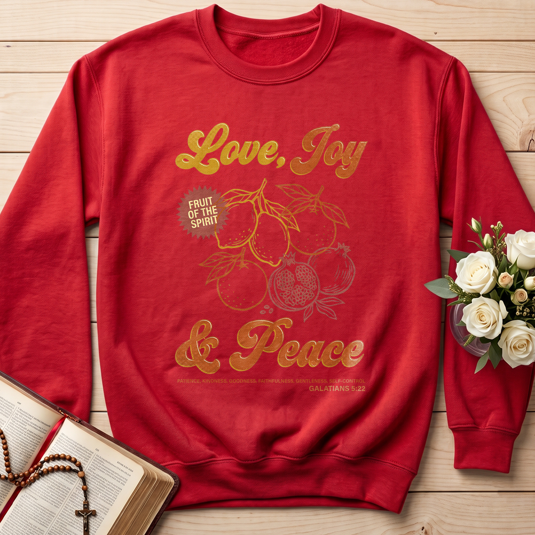 The Fruit Of The Spirit Is Love Joy Peace Patience Kindness Goodness Faithfulness Gentleness Self-control Galatians 5.22 01