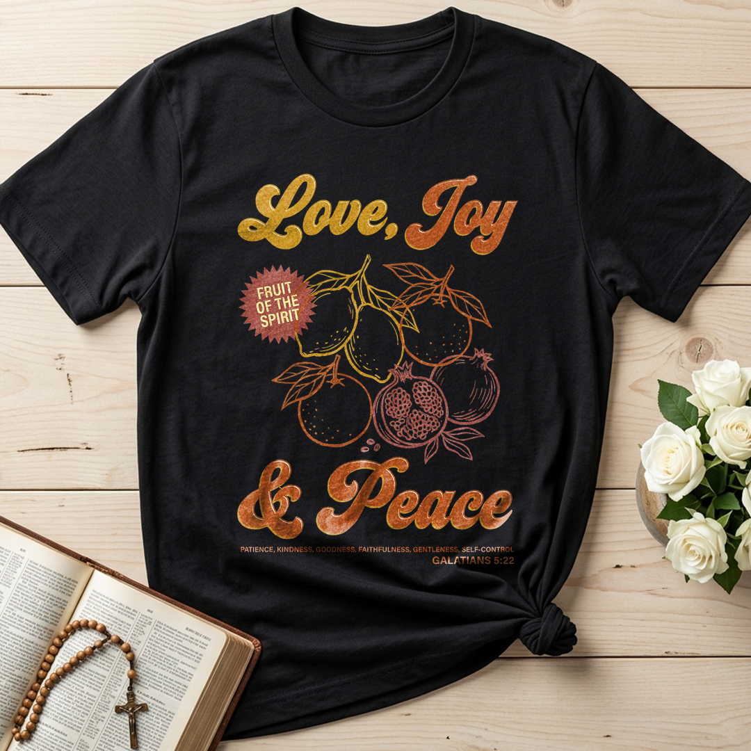 The Fruit Of The Spirit Is Love Joy Peace Patience Kindness Goodness Faithfulness Gentleness Self-control Galatians 5.22 01