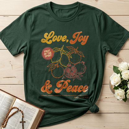 The Fruit Of The Spirit Is Love Joy Peace Patience Kindness Goodness Faithfulness Gentleness Self-control Galatians 5.22 01