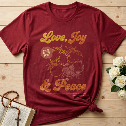 The Fruit Of The Spirit Is Love Joy Peace Patience Kindness Goodness Faithfulness Gentleness Self-control Galatians 5.22 01