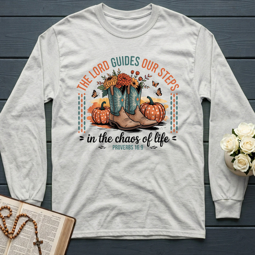 The Lord Guides Our Steps In The Chaos Of Life Proverbs 16.9 01