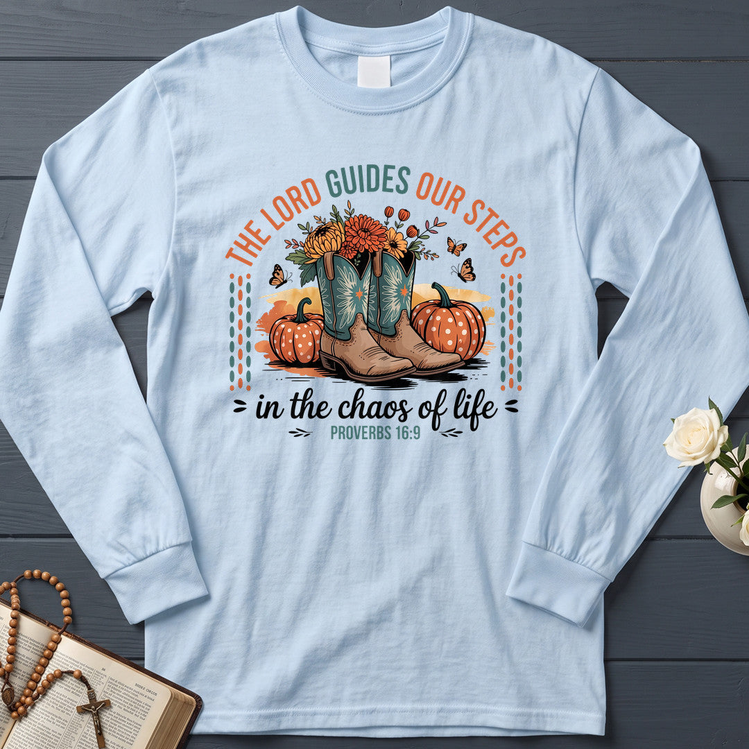 The Lord Guides Our Steps In The Chaos Of Life Proverbs 16.9 01
