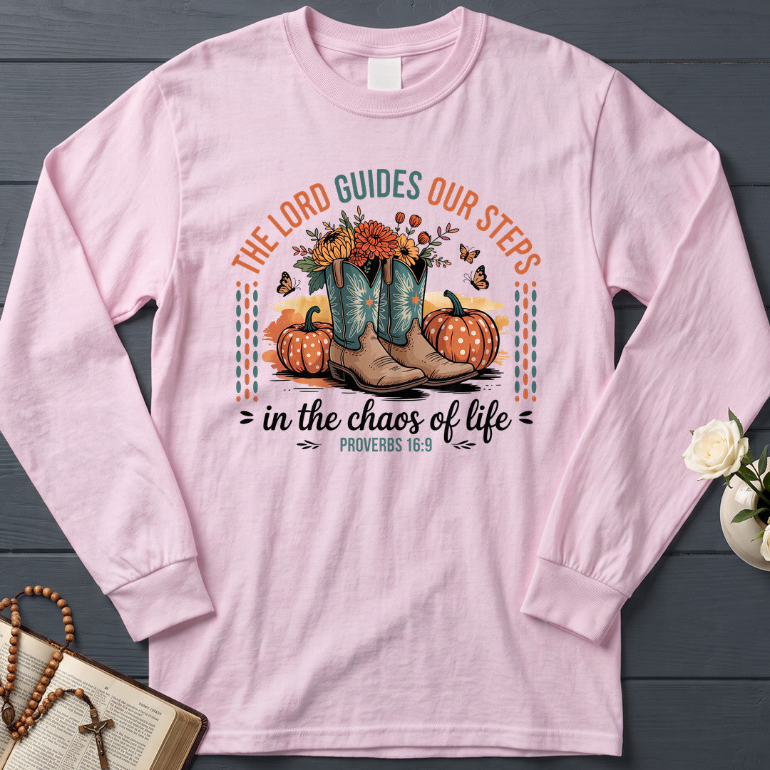 The Lord Guides Our Steps In The Chaos Of Life Proverbs 16.9 01