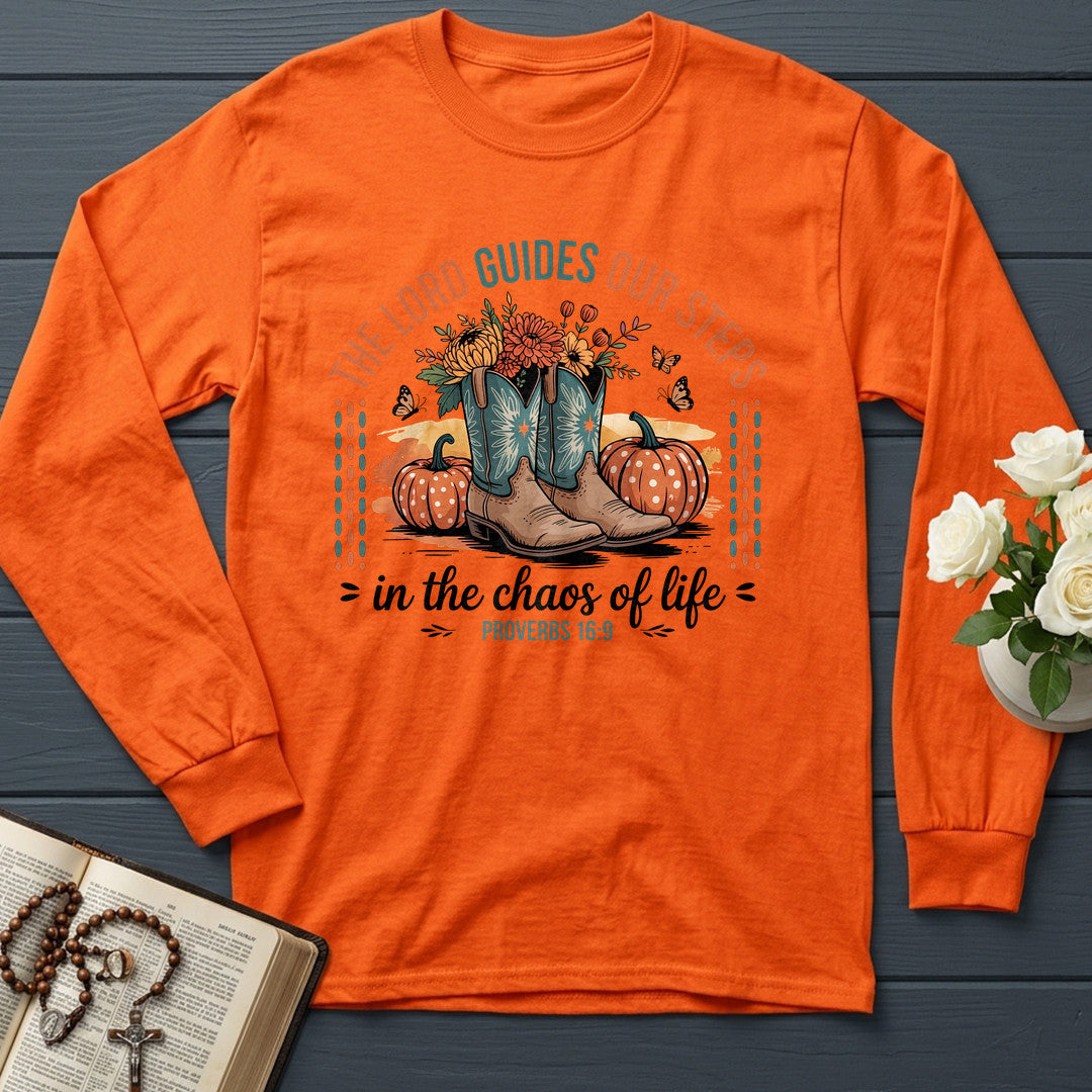 The Lord Guides Our Steps In The Chaos Of Life Proverbs 16.9 01