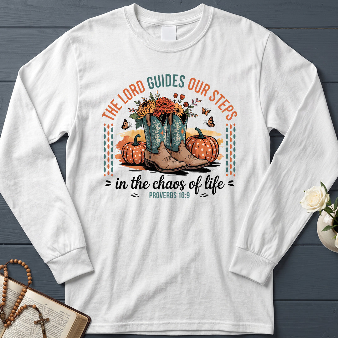 The Lord Guides Our Steps In The Chaos Of Life Proverbs 16.9 01