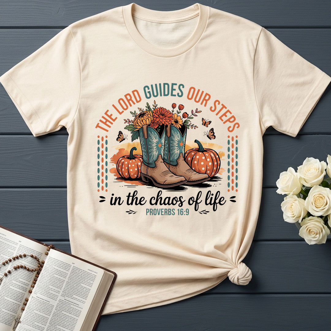 The Lord Guides Our Steps In The Chaos Of Life Proverbs 16.9 01
