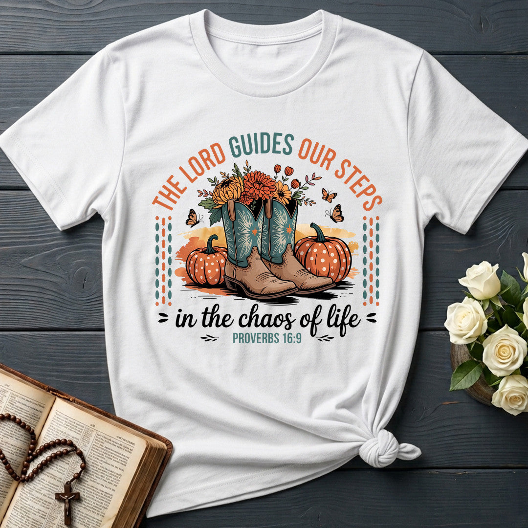 The Lord Guides Our Steps In The Chaos Of Life Proverbs 16.9 01