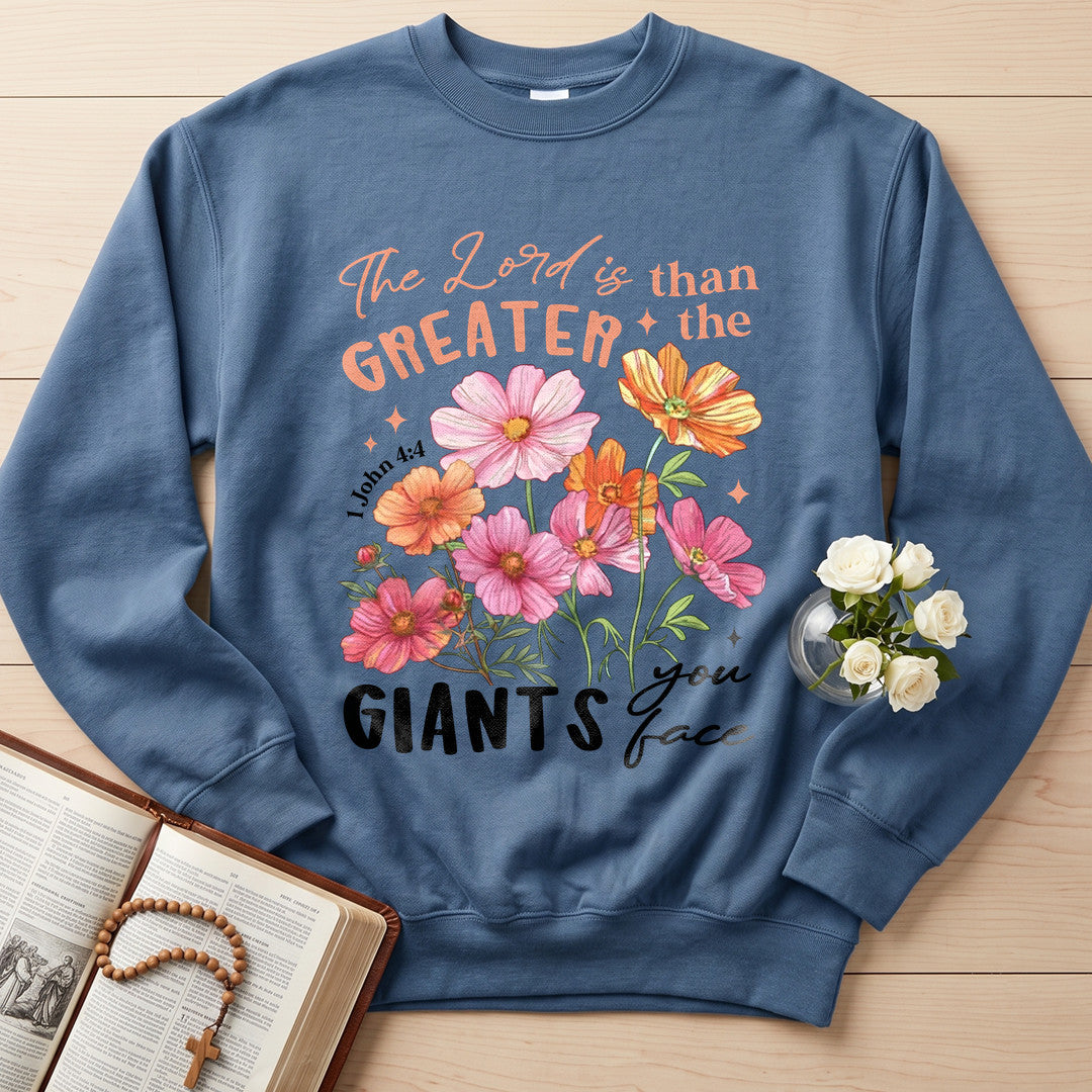 The Lord Is Greater Than The Giants You Face 1 John 4.4 01