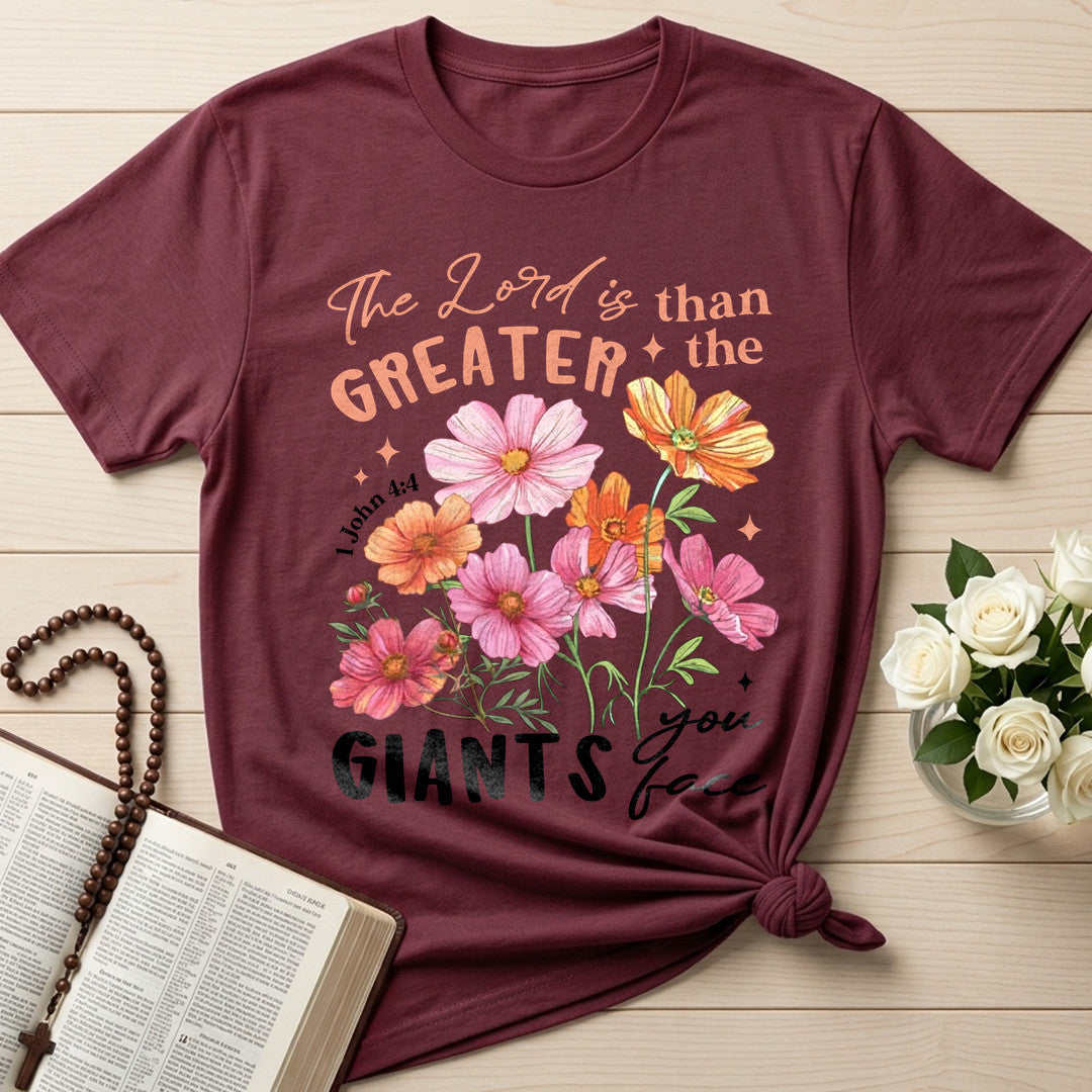 The Lord Is Greater Than The Giants You Face 1 John 4.4 01