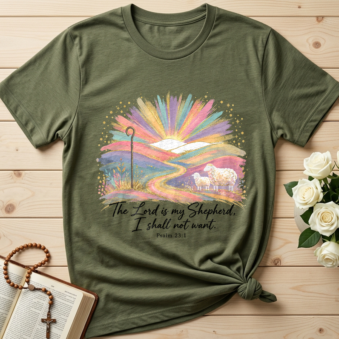 The Lord Is My Shepherd I Shall Not Want Psalm 23.1 01