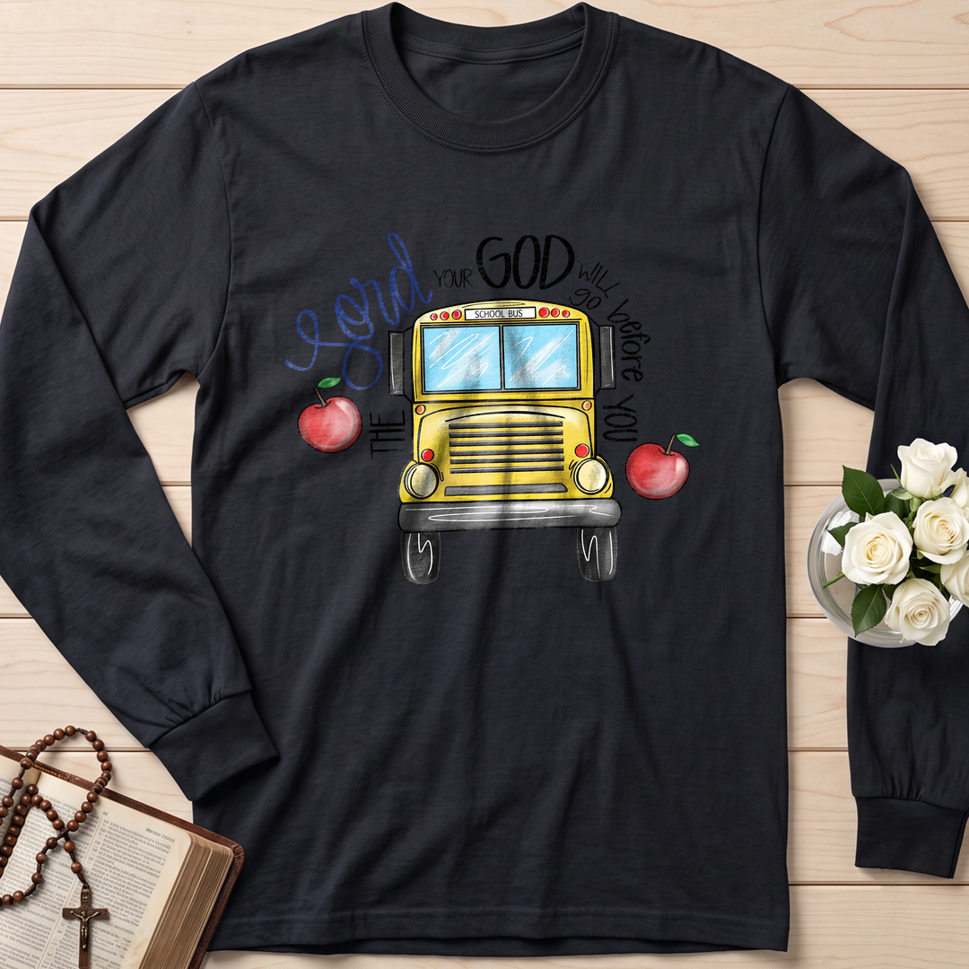 The Lord Your God Will Go Before You School Bus 01