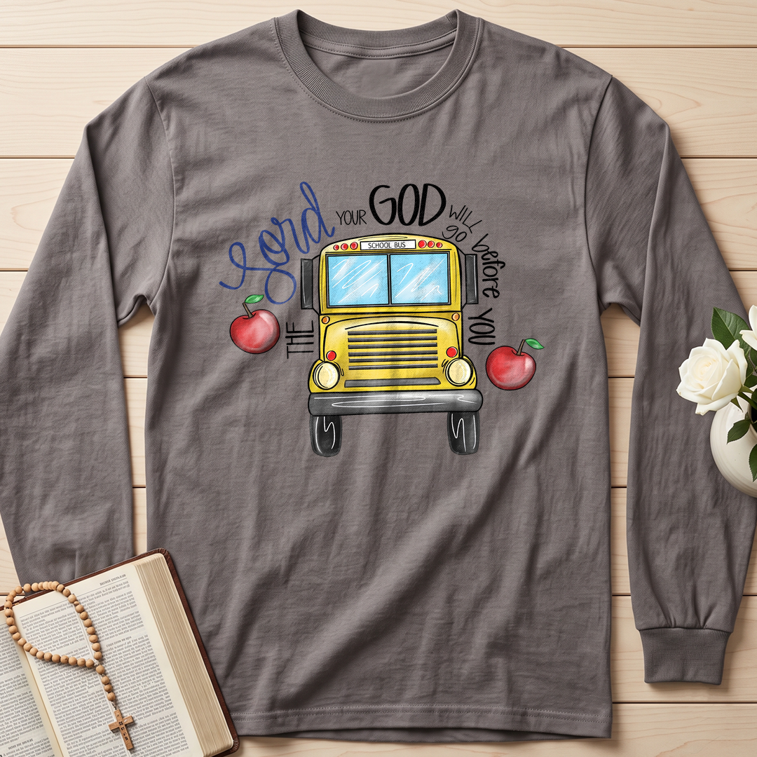 The Lord Your God Will Go Before You School Bus 01