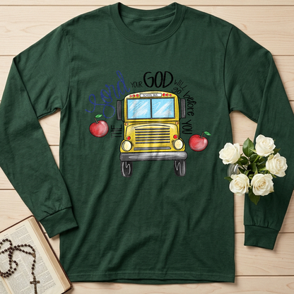 The Lord Your God Will Go Before You School Bus 01