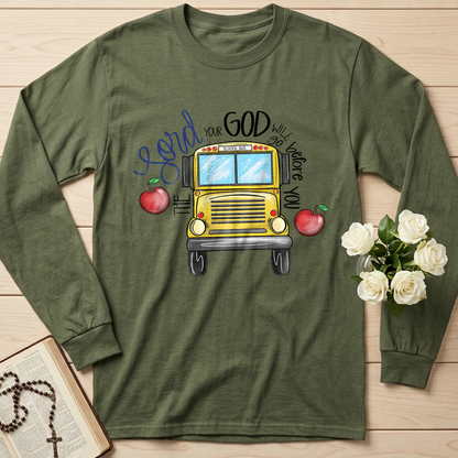 The Lord Your God Will Go Before You School Bus 01