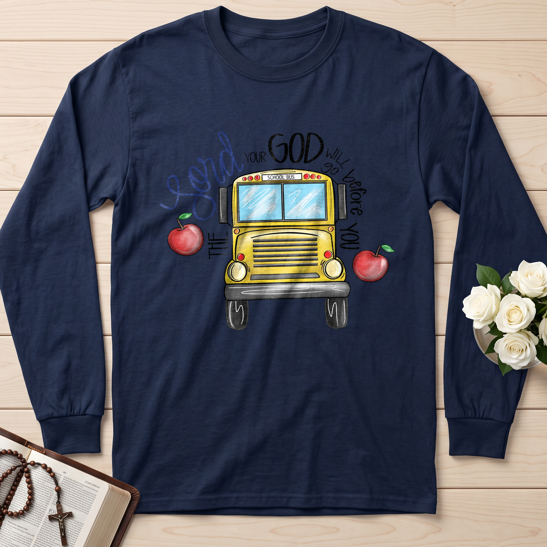 The Lord Your God Will Go Before You School Bus 01