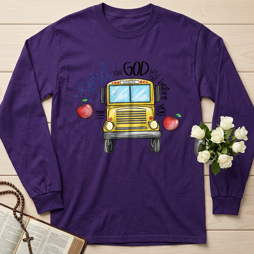 The Lord Your God Will Go Before You School Bus 01