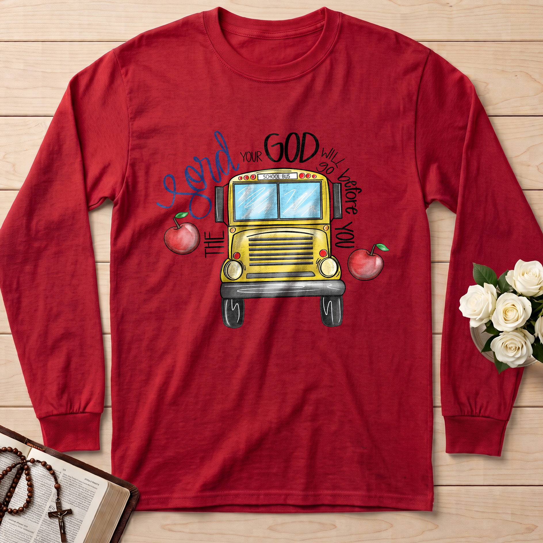 The Lord Your God Will Go Before You School Bus 01
