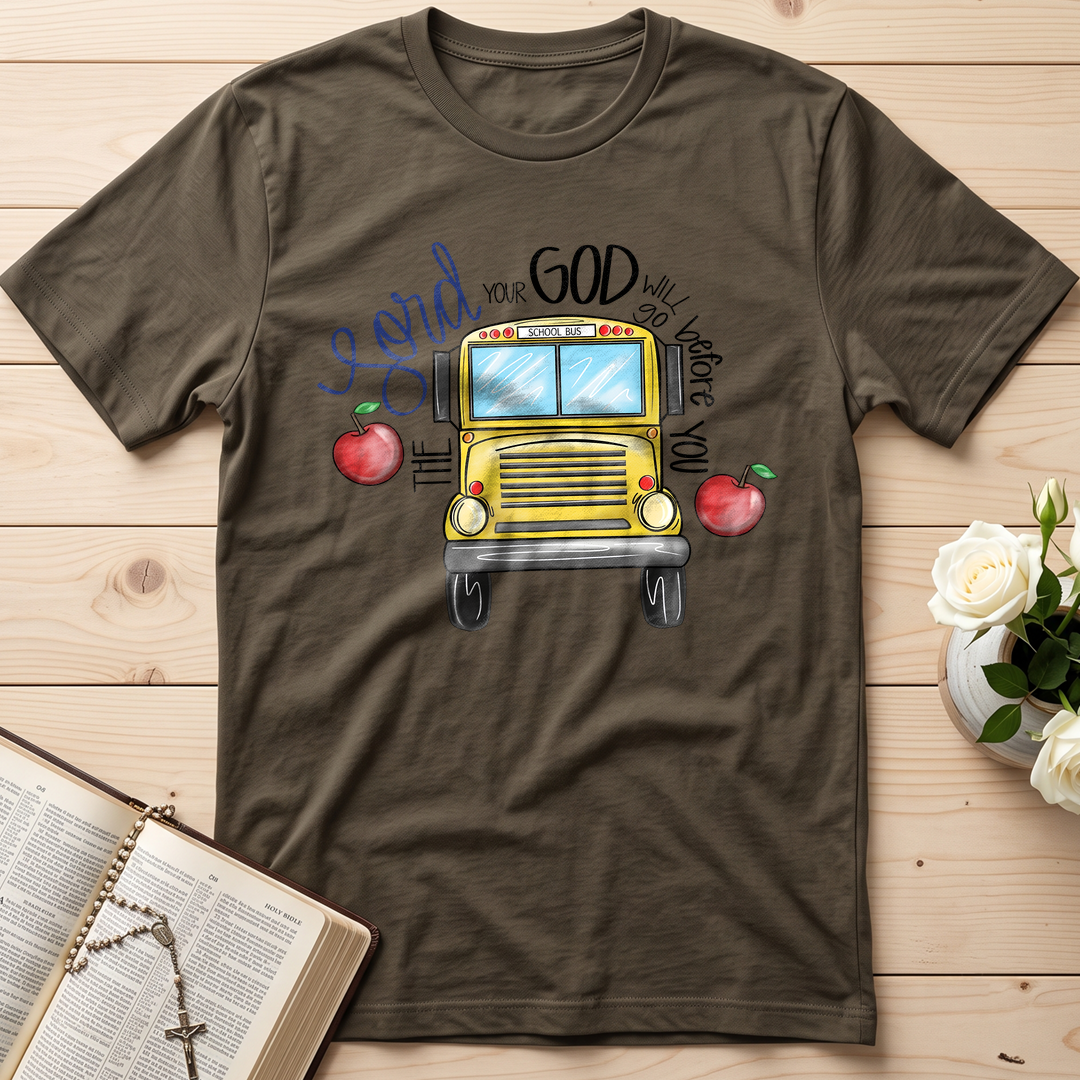 The Lord Your God Will Go Before You School Bus 01