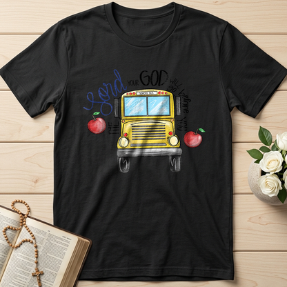 The Lord Your God Will Go Before You School Bus 01