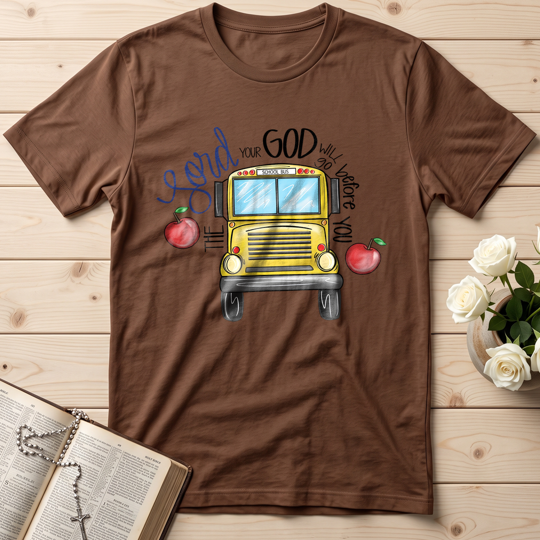 The Lord Your God Will Go Before You School Bus 01
