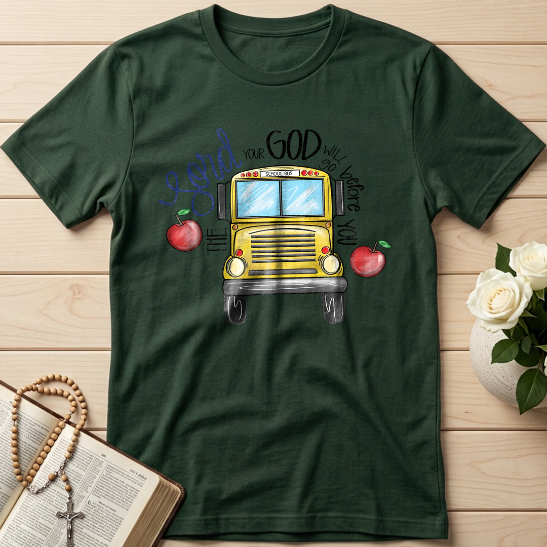 The Lord Your God Will Go Before You School Bus 01