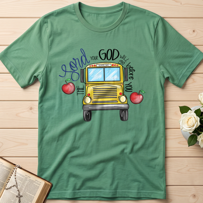 The Lord Your God Will Go Before You School Bus 01