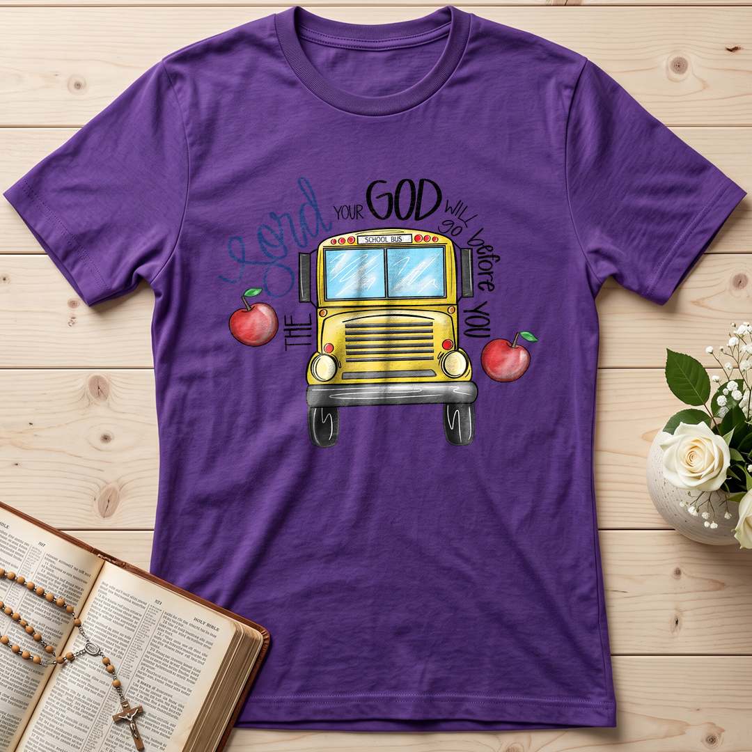 The Lord Your God Will Go Before You School Bus 01