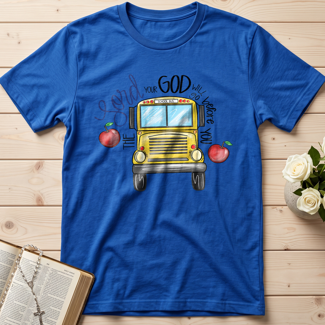 The Lord Your God Will Go Before You School Bus 01