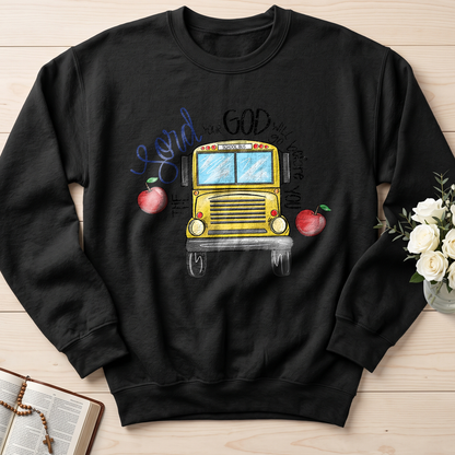 The Lord Your God Will Go Before You School Bus 01