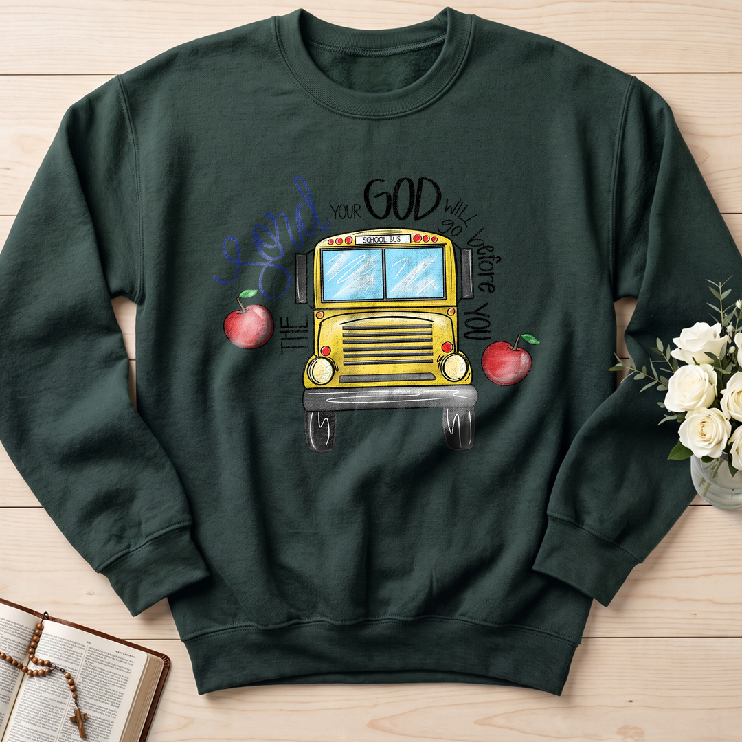 The Lord Your God Will Go Before You School Bus 01