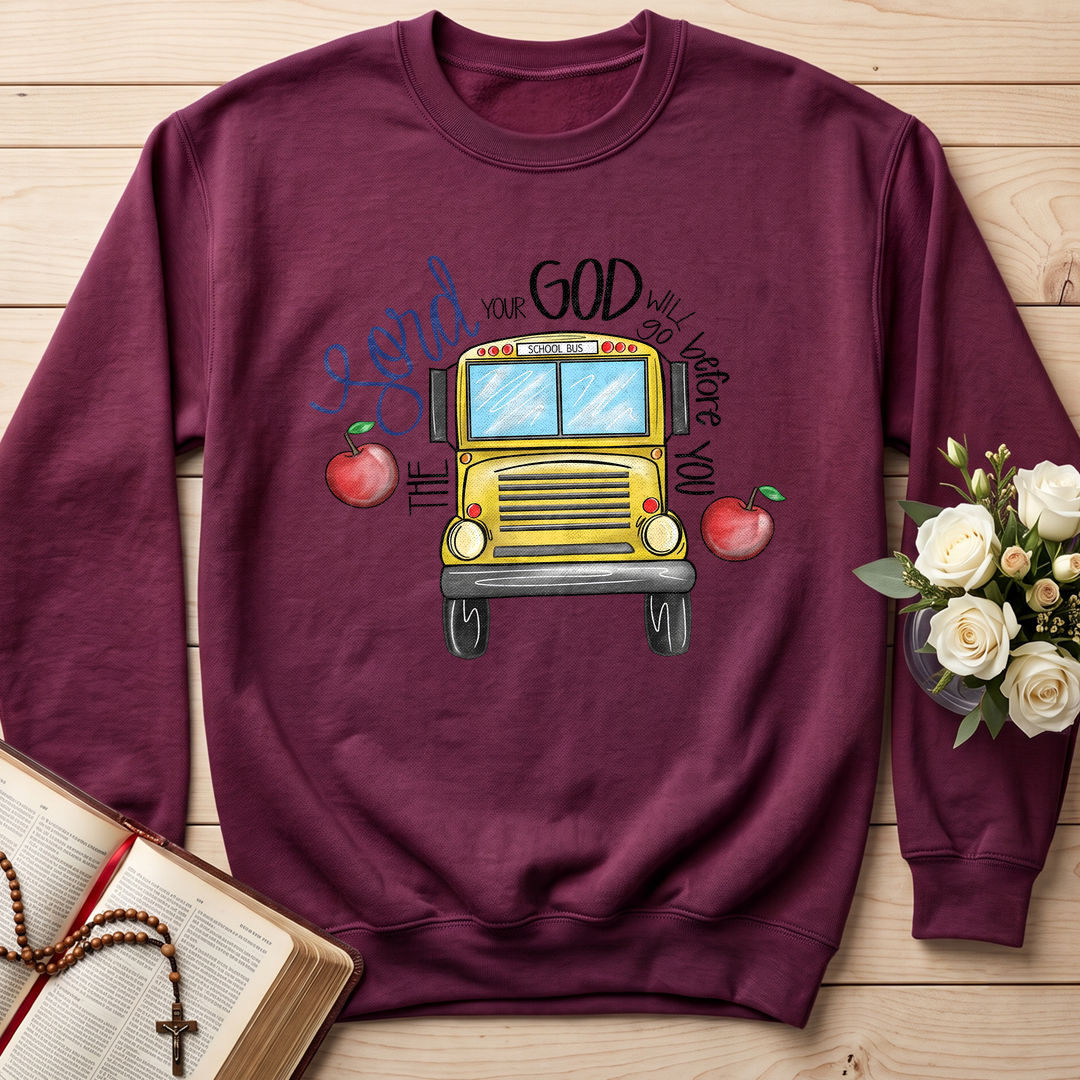 The Lord Your God Will Go Before You School Bus 01